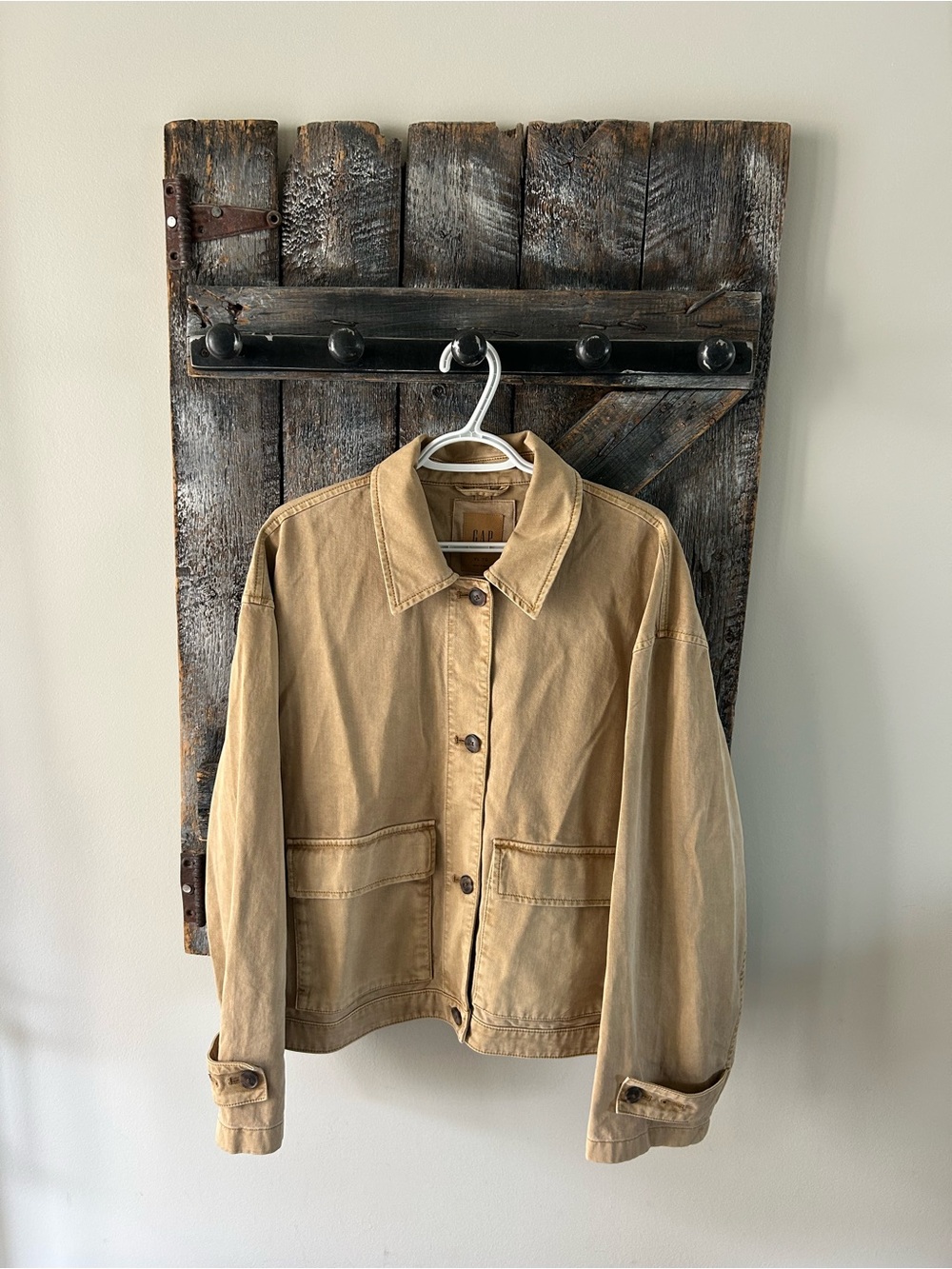 Women's GAP Tan Workwear Inspired Jacket